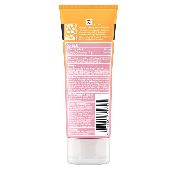 Neutrogena Invisible Daily Defense Sunscreen Lotion - SPF 30 - 3 fl oz