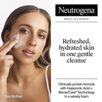 Neutrogena Hydro Boost Hydrating Facial Cleanser and Makeup Remover with with Hyaluronic Acid - Fragrance Free - 16 fl oz