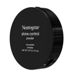 Neutrogena Shine Control Mattifying Face Powder, Lightweight & Oil-Absorbing Powder with Application Sponge - Light Beige - 0.37oz