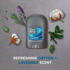Dove Men+Care 72-Hour Mini Antiperspirant & Deodorant Stick - Clean Comfort - Travel Size - Solid Formula