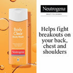 Neutrogena Body Clear Acne Body Wash with Glycerin for Breakout Treatment - 8.5 fl oz