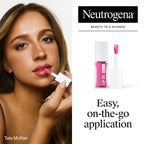 Neutrogena Hydro Boost Hydrating Tinted Lip Oil with Hyaluronic Acid - Coral Crush - 0.2 fl oz