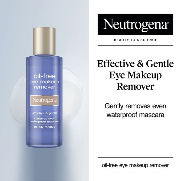 Neutrogena Gentle Oil-Free Eye Makeup Remover & Cleanser for Sensitive Eyes - 5.5 fl oz