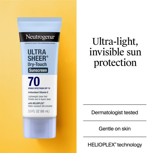 Neutrogena Ultra Sheer Sunscreen - SPF 70 - 2pk/6 fl oz