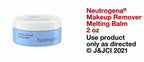 Neutrogena Makeup Remover Melting Balm with Vitamin E for Eyes, Lips or Face Makeup - 2.0oz