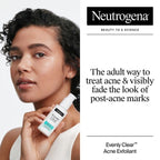 Neutrogena Evenly Clear Acne Treatment Face Exfoliant with Salicylic Acid - 1 fl oz