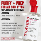 Thayers Natural Remedies Witch Hazel Alcohol Free Toner with Rose Petal - 12 fl oz