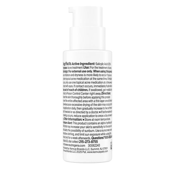Neutrogena Evenly Clear Acne Treatment Face Exfoliant with Salicylic Acid - 1 fl oz