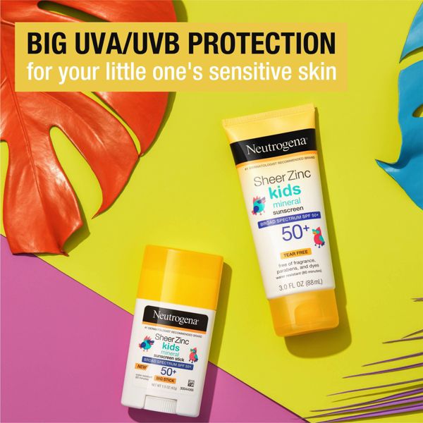 Neutrogena Sheer Zinc Kids Sunscreen Lotion - SPF 50 - 3 fl oz