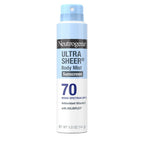 Neutrogena Ultra Sheer Sunscreen Spray, SPF 70, 5oz