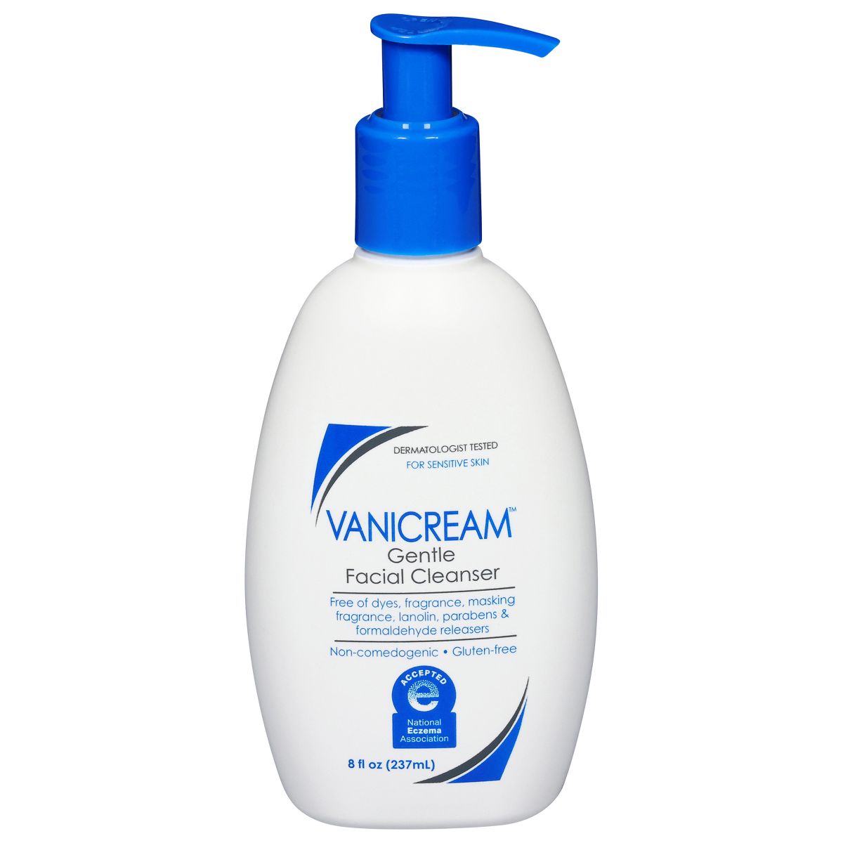Vanicream Gentle Facial Cleanser for Sensitive Skin - Travel Friendly - Unscented - 2.5 fl oz