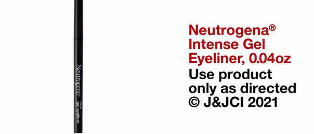 Neutrogena Intense Gel Eyeliner with Antioxidant Vitamin E, Smudge & Water-Resistant - Dark Brown - 0.004oz