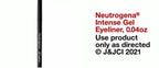 Neutrogena Intense Gel Eyeliner with Antioxidant Vitamin E, Smudge & Water-Resistant - Dark Brown - 0.004oz