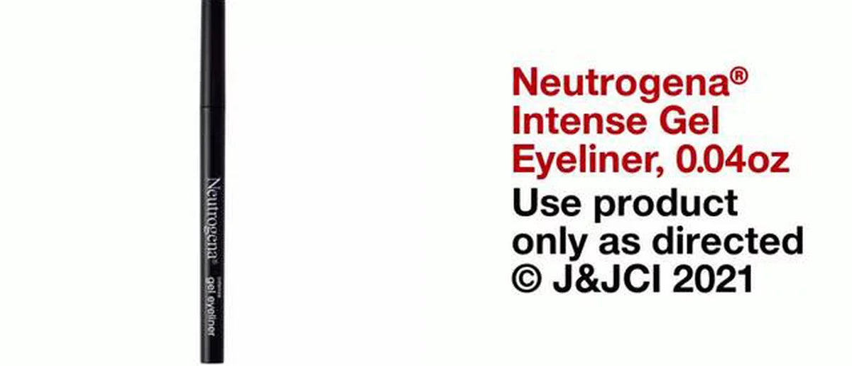 Neutrogena Intense Gel Eyeliner with Antioxidant Vitamin E, Smudge & Water-Resistant - Dark Brown - 0.004oz