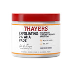 Thayers Natural Remedies Exfoliating 2% AHA Face Pads with Witch Hazel and 2% AHA - 60ct