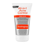 Neutrogena All-in-1 Acne Control Daily Face Scrub with Salicylic Acid for Acne-Prone Skin - 4.2 fl oz