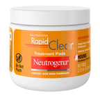 Neutrogena Rapid Clear Maximum Strength Acne Face Pads for Acne-Prone Skin - 60 ct