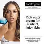 Neutrogena Hydro Boost Water Cream Face Moisturizer with Hyaluronic Acid for Dry to Extra-Dry Skin - Fragrance Free - 1.7 fl oz